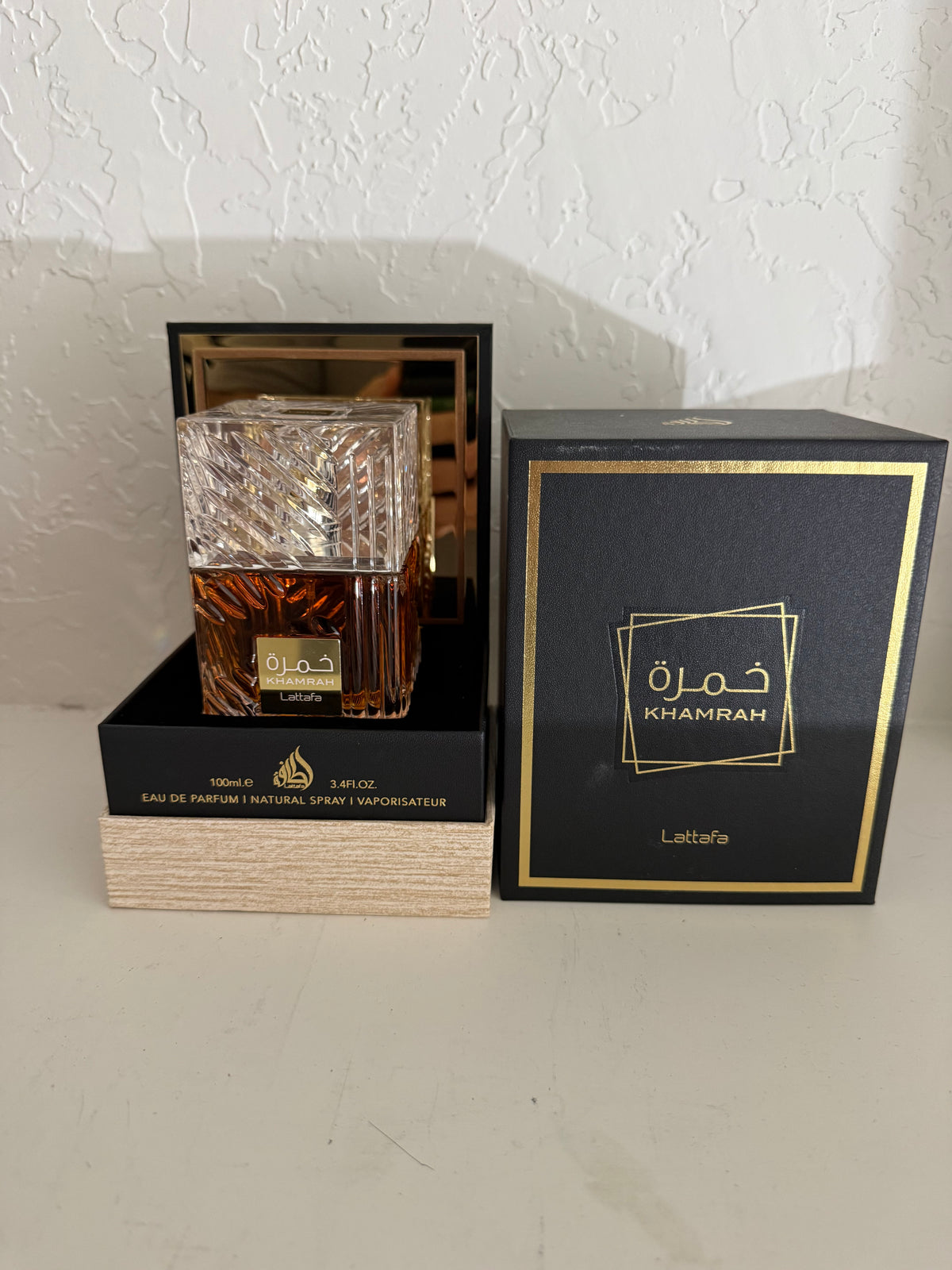 Lattafa Khamrah Partial Bottle - Members Shelf