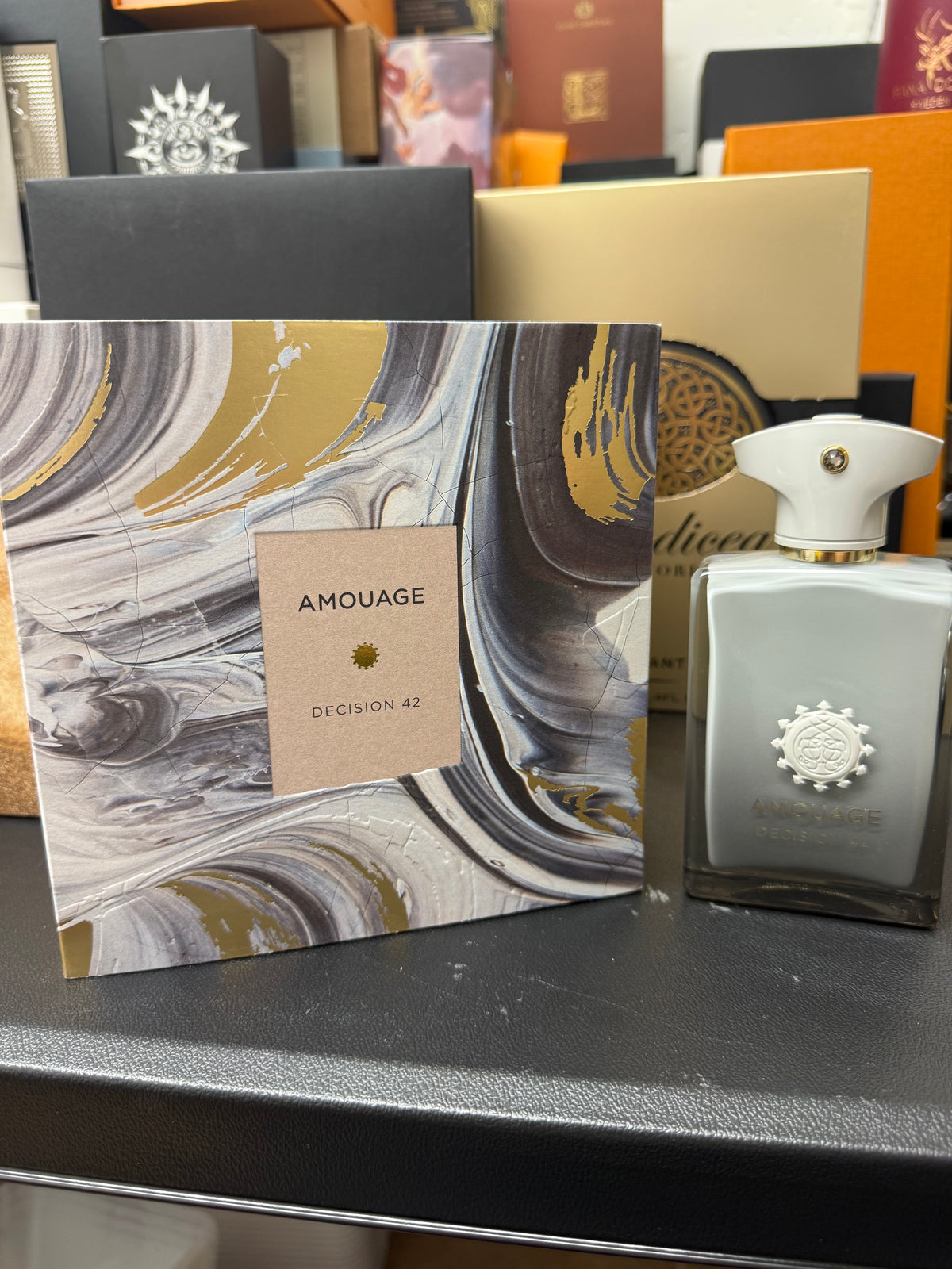 Amouage Decision 42 Partial Bottle