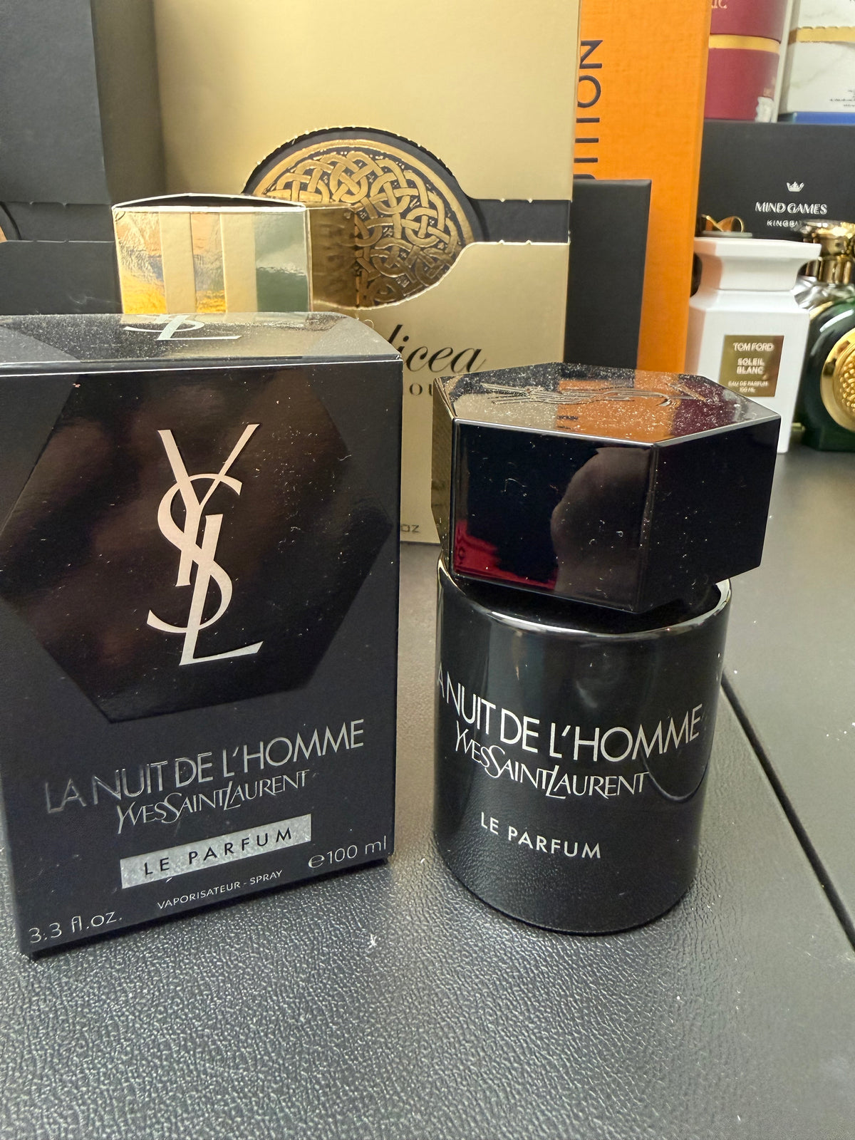 Yves Saint Laurent La Nuit de L’Homme Parfum Partial Bottle