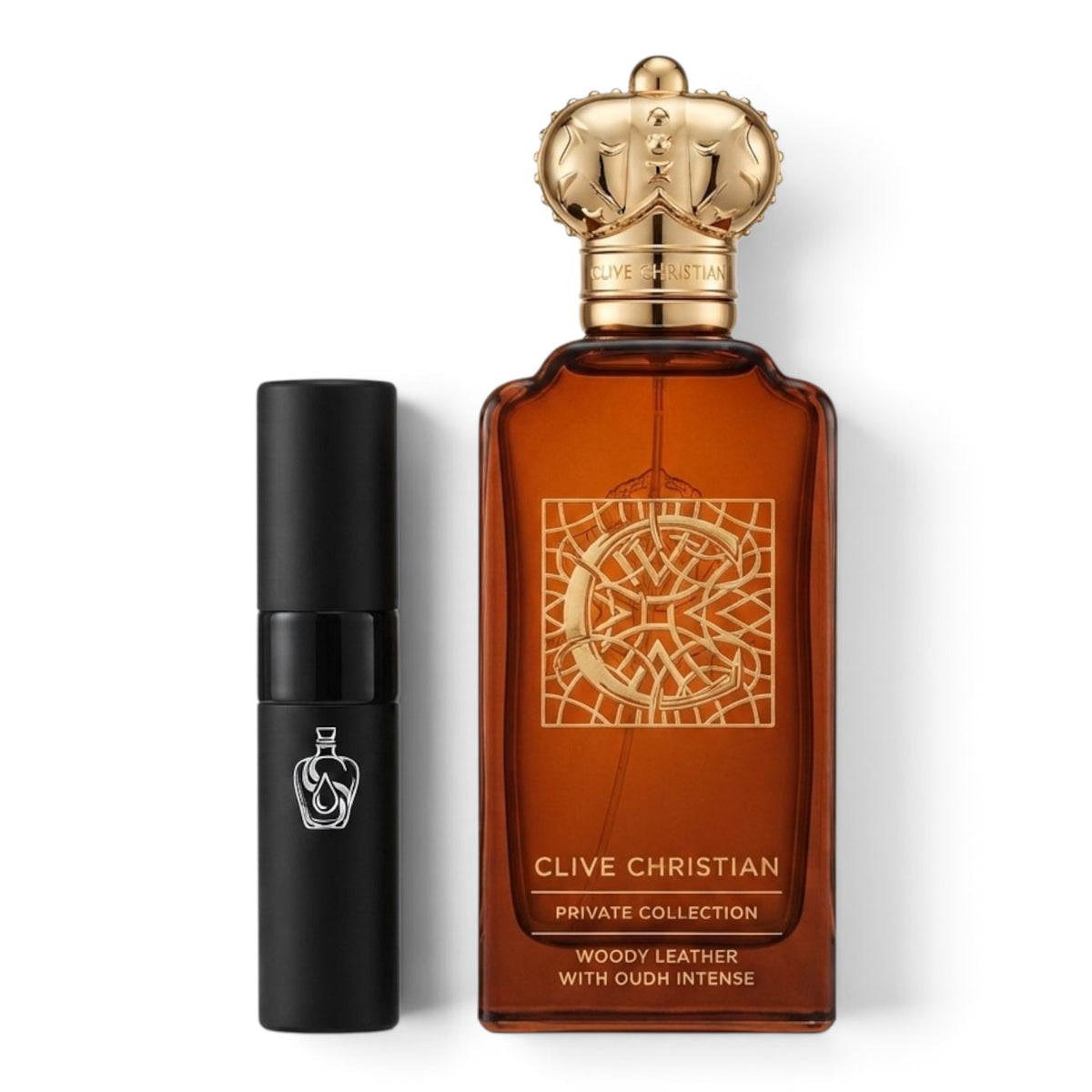 Clive Christian Woody Leather Partial Bottle - Members Shelf